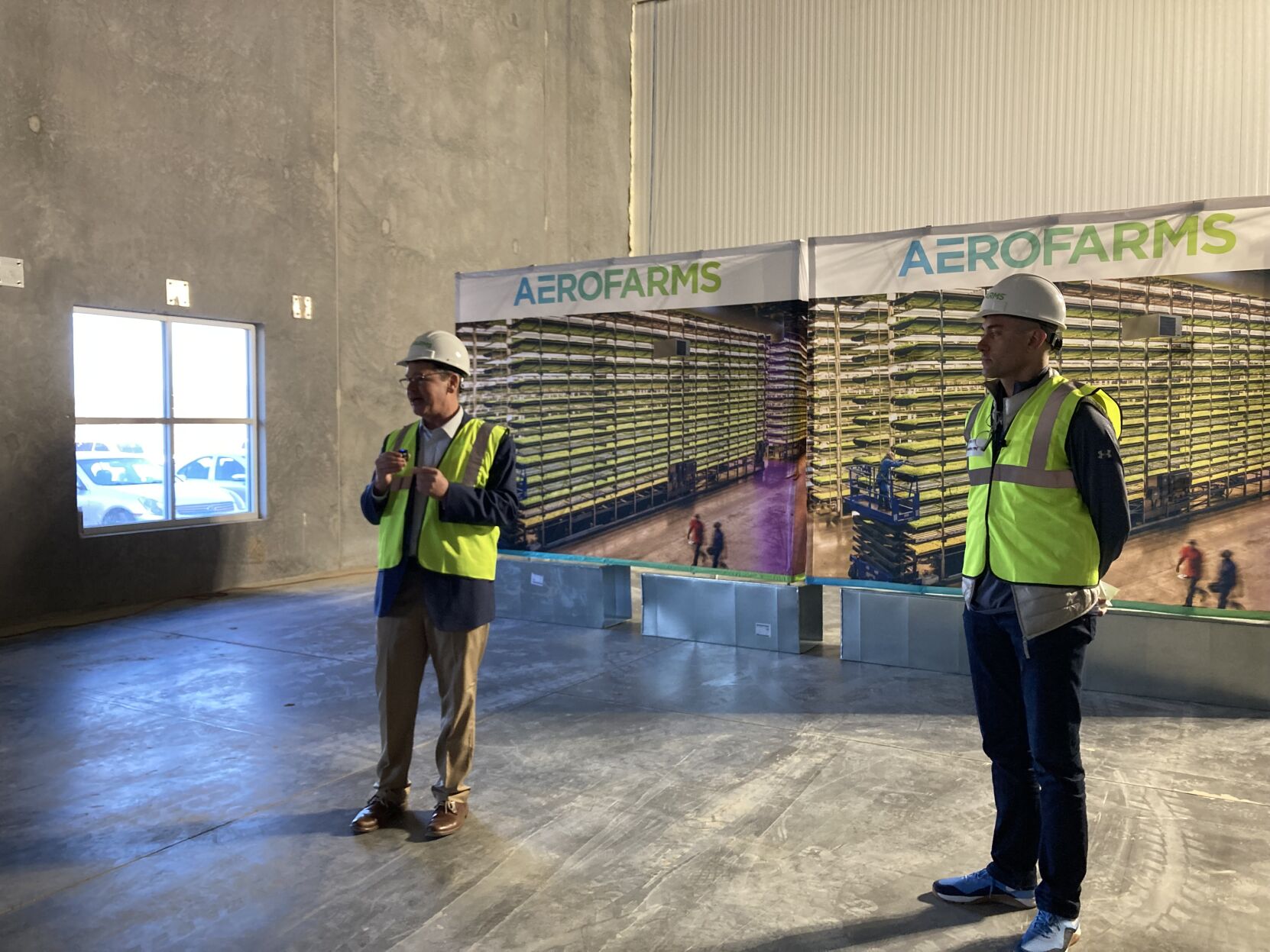 Watch now: Hailed as the 'future of agriculture,' AeroFarms provides tour of new facility in Dan River Region | Local Business News 3 AeroFarms tour